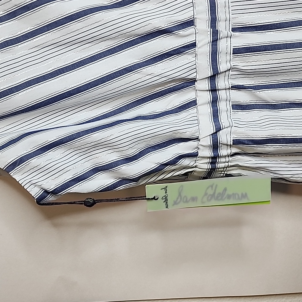 NWT Sam Edelman Striped Maxi Dress Sz L - Picture 5 of 12